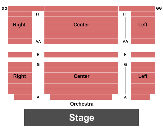 Nancy Marine Studio Theatre Seating Chart: Endstage 3