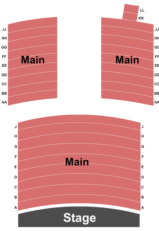 Nantucket Dreamland Theatre Seating Chart: Endstage