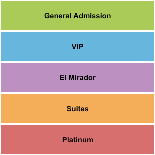 Napa Valley Expo Seating Chart: La Onda