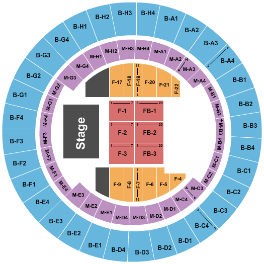 Soaring Eagle Seating Chart For Concerts