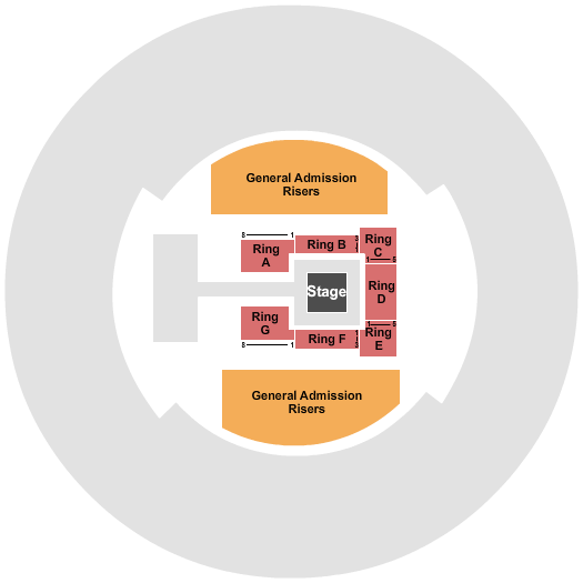 Nashville Municipal Auditorium Seating Chart: Team Boxing