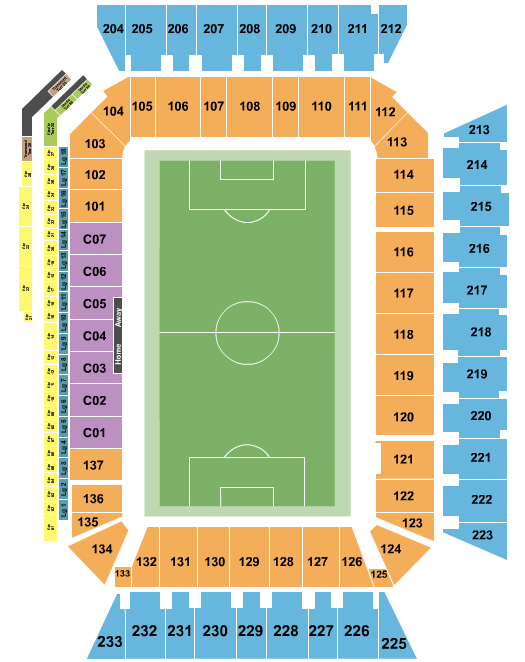 Geodis Park Seating Chart: Soccer