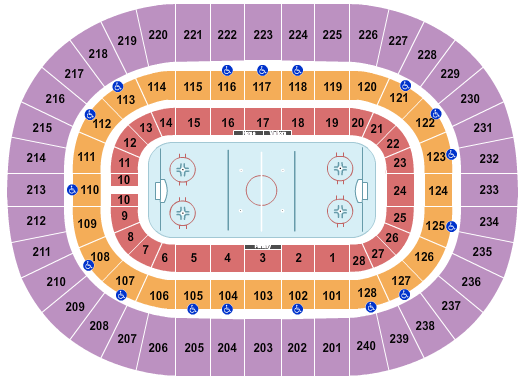 Nassau Veterans Memorial Coliseum Seating Chart: Hockey
