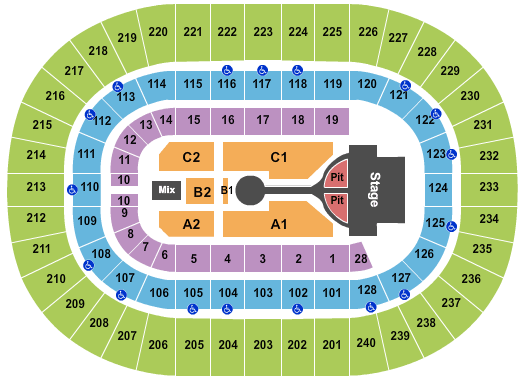 Veterans Coliseum Phoenix Seating Chart