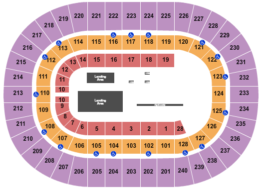 Nassau Veterans Memorial Coliseum Seating Chart: Open Floor