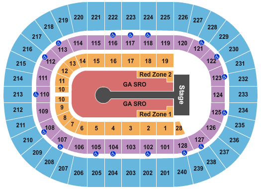 Nassau Veterans Memorial Coliseum Seating Chart: U2