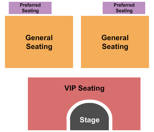 Nate Jackson's Super Funny Comedy Club Seating Chart: End Stage