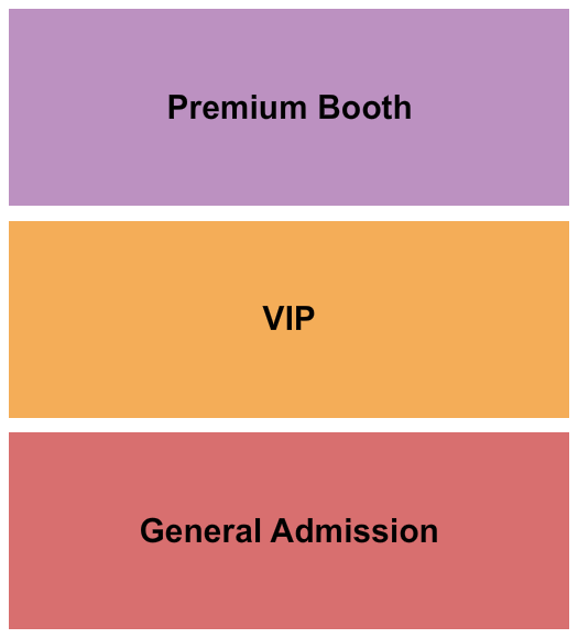 Nate Jackson's Super Funny Comedy Club Seating Chart: GA/VIP/Premium