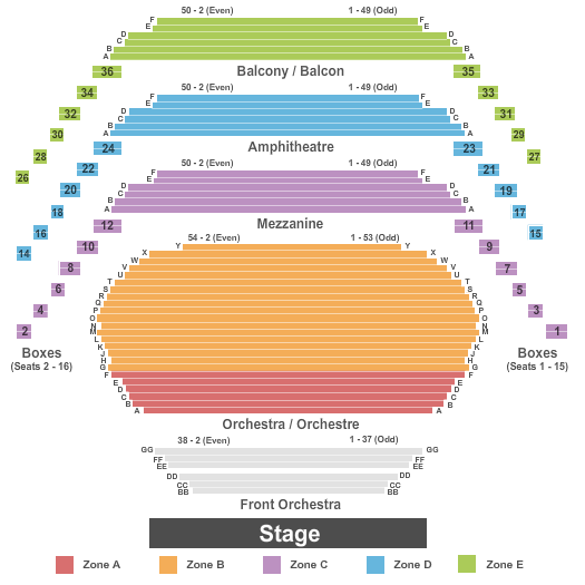 Victory Theater Seating Chart Evansville