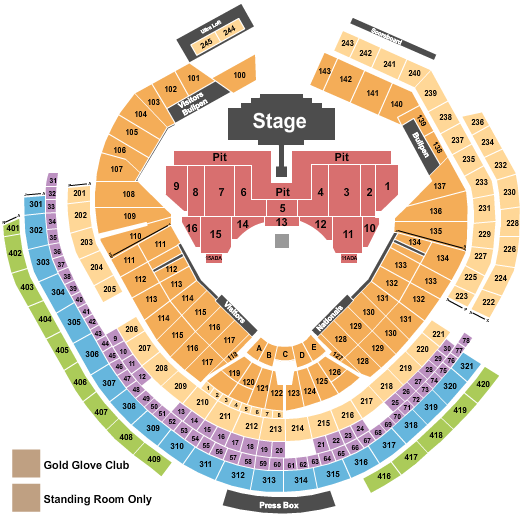 Nationals Park Seating Chart: Foo Fighters