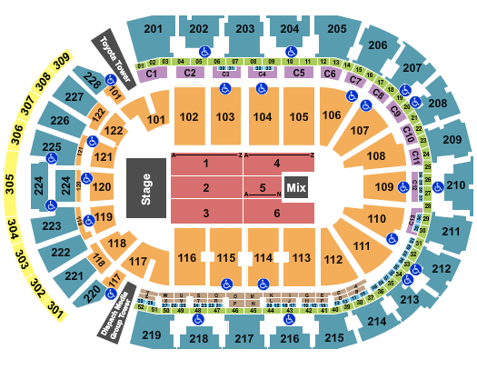 Nationwide Arena Seating Chart: Blink 182