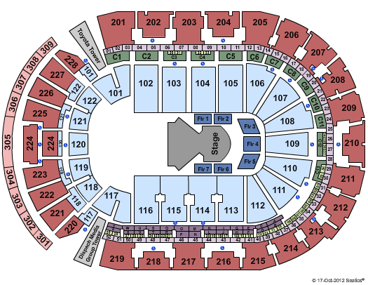 Nationwide Arena Seating Chart