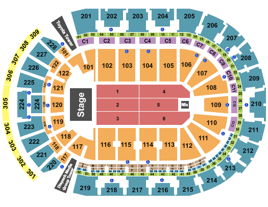 Nationwide Arena Seating Chart: Endstage 3