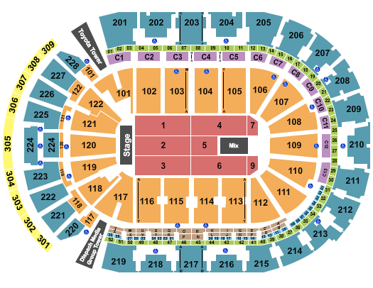 Nationwide Arena Seating Chart: Endstage 5