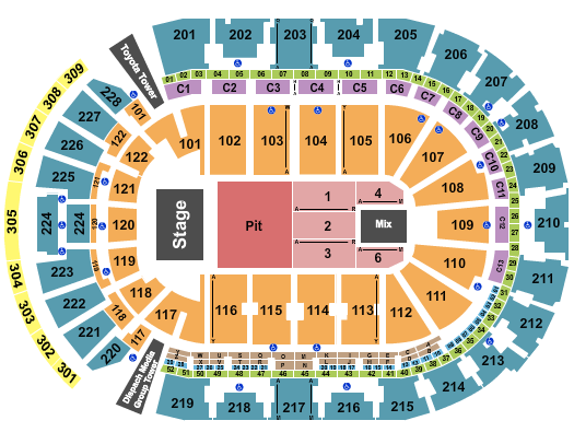Nationwide Arena Seating Chart: Endstage GA Pit 3