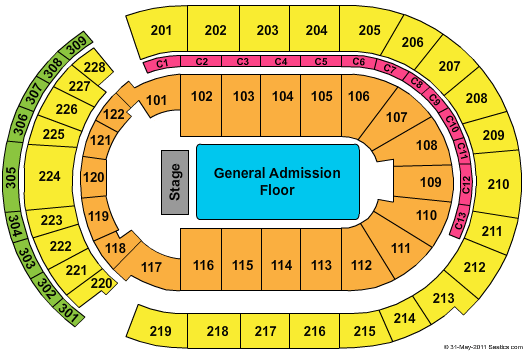 Nationwide Arena Seating Chart