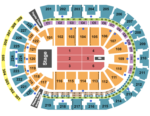 Nationwide Arena Seating Chart: Endstage Reserved