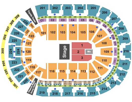 Nationwide Arena Seating Chart: Half House 2