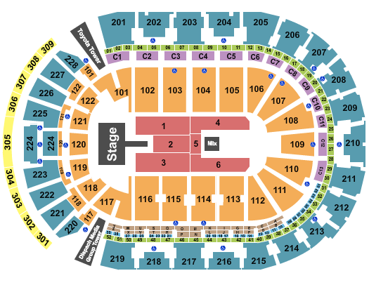 Nationwide Arena Seating Chart: Jhene Aiko