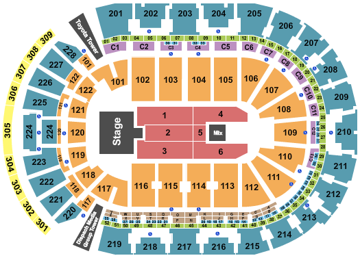 Nationwide Arena Seating Chart
