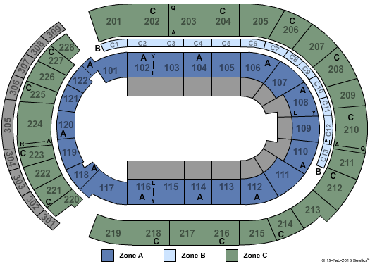Nationwide Arena Seating Chart