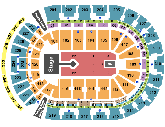 Nationwide Arena Seating Chart: Sabrina Carpenter