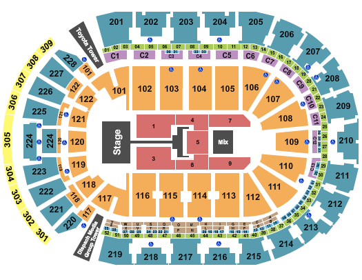 Nationwide Arena Seating Chart: TobyMac