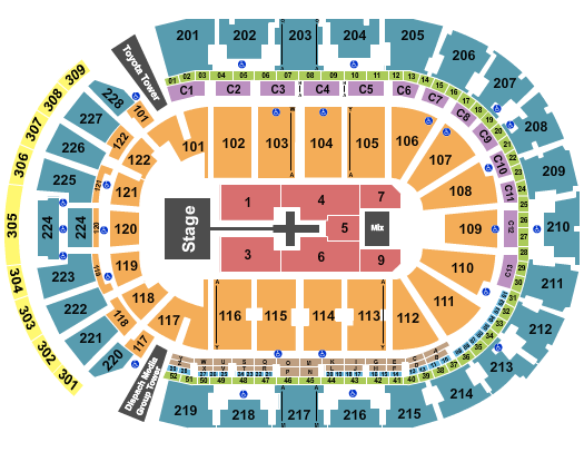 Nationwide Arena Seating Chart: TobyMac