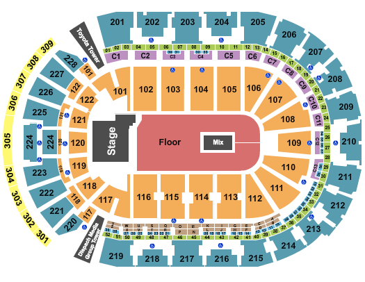 Nationwide Arena Map