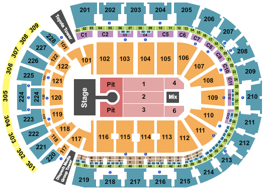 Nationwide Arena Seating Chart: Weezer