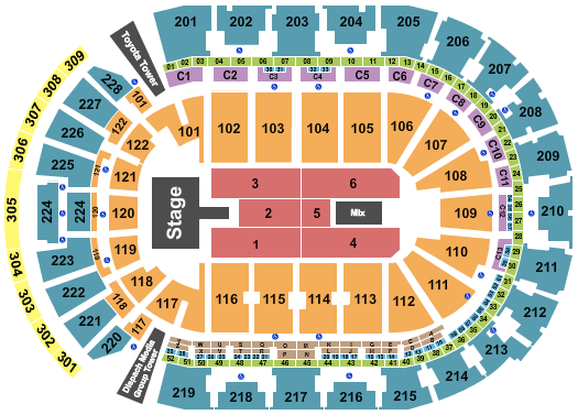 Nationwide Arena Seating Chart: Wu-Tang Clan