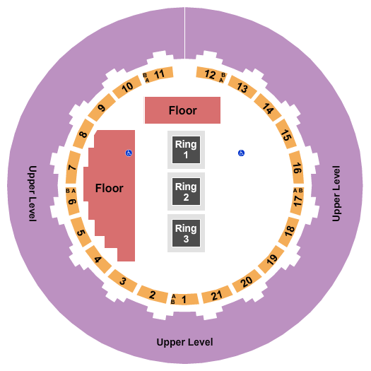 Neal S. Blaisdell Center - Arena Seating Chart: Boxing Invitational