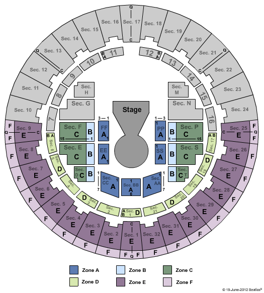 Neal S. Blaisdell Center Seating Chart
