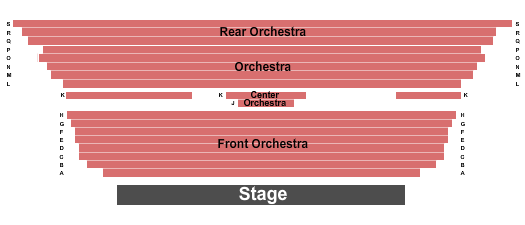 Neel Performing Arts Center Seating Chart: End Stage