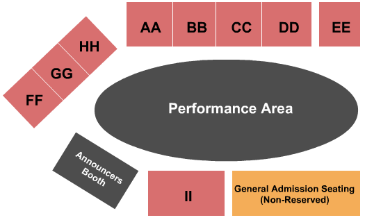 Nevada County Fairgrounds Seating Chart: Center Stage