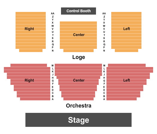 New Berlin West Performing Arts Center Seating Chart: Endstage