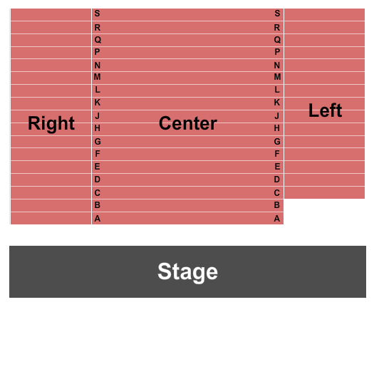 New Castle Playhouse Seating Chart: Endstage