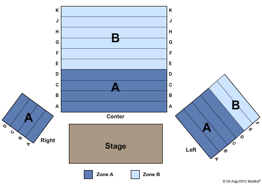 New Century Theatre Seating Chart
