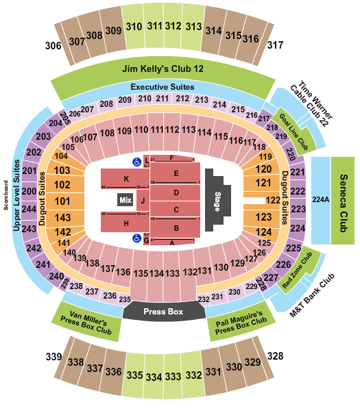 New Era Field Interactive Seating Chart