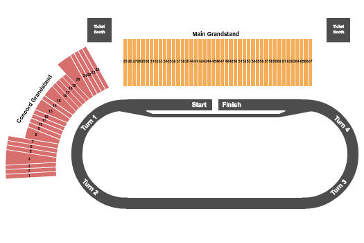 New Hampshire Motor Speedway Map