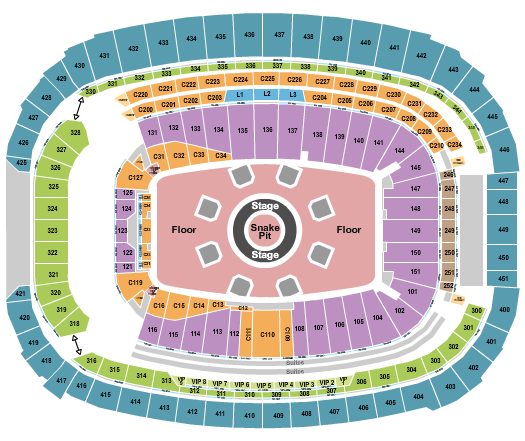 New Highmark Stadium Seating Chart: Metallica
