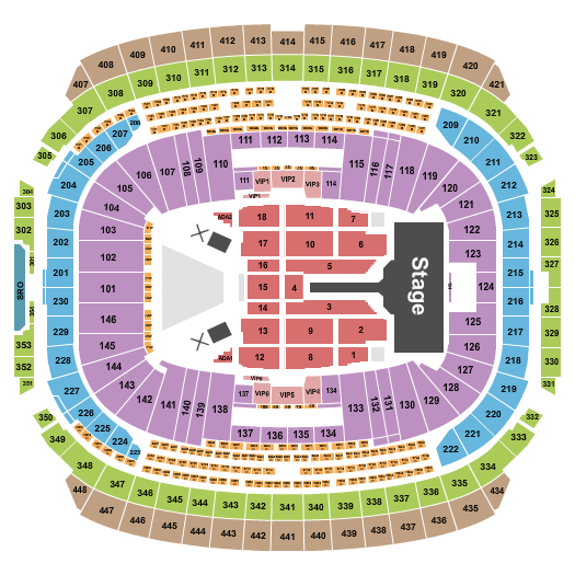 New Nissan Stadium Seating Chart: CMA Fest
