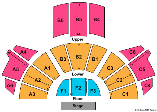 New Orleans Ernest N. Morial Convention Center Seating Chart