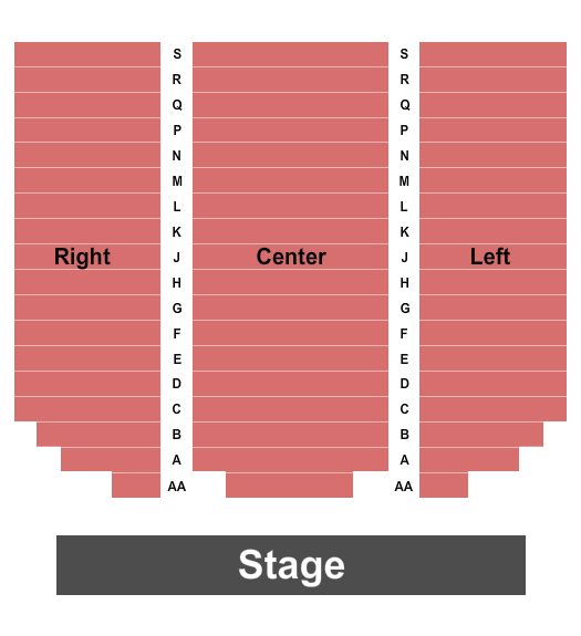 New Tampa Performing Arts Center Seating Chart: Endstage