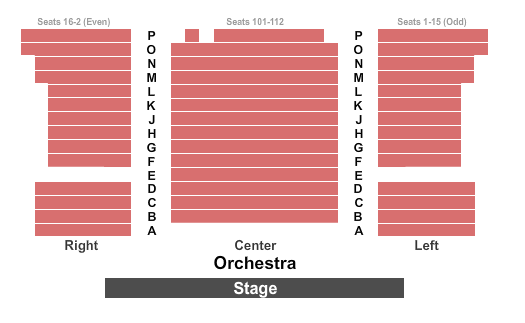 New World Stages: Stage 4 Seating Chart: Endstage 2