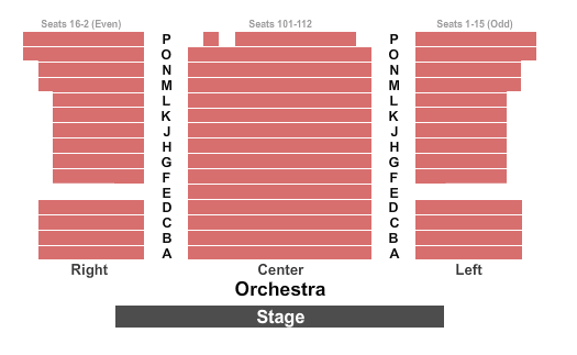 New World Stages: Stage 4 Seating Chart: Endstage