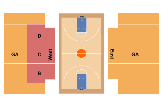 Newman Arena Seating Chart: Basketball