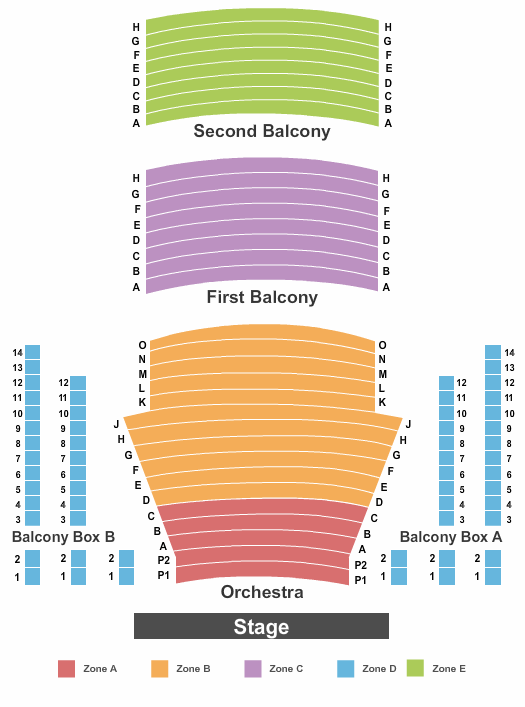 Newmark Theatre Map