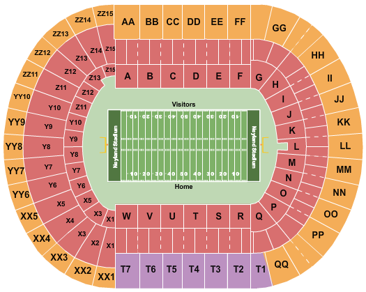 Neyland Stadium Map