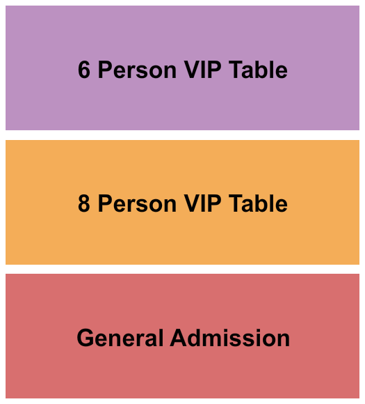 Night We Met Seating Chart: GA/VIP Table of 8/6